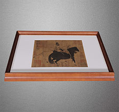 通渭书画装裱配框服务案例